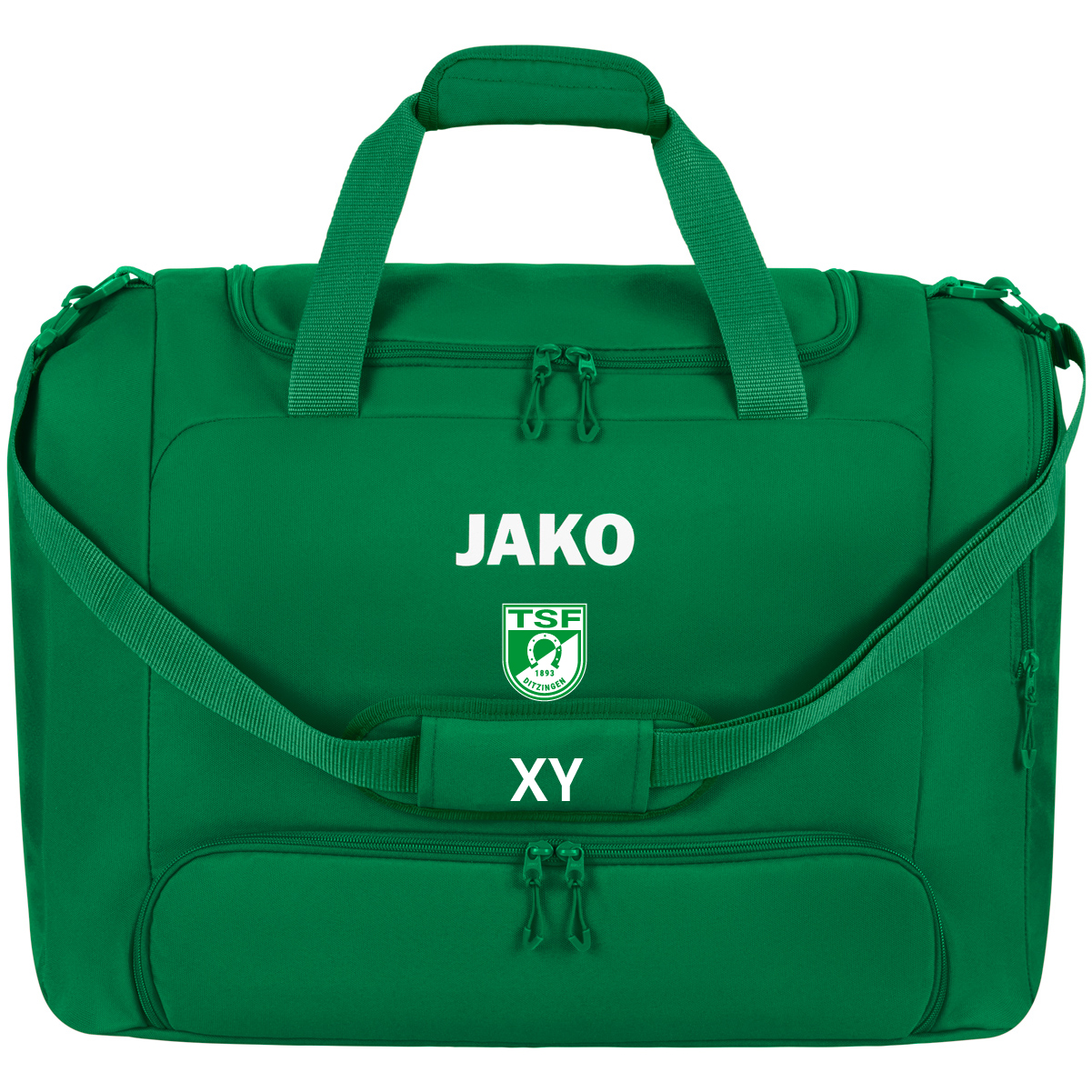 JAKO Sporttasche One mit Bodenfach inkl.Wappen (Initailen optional)
