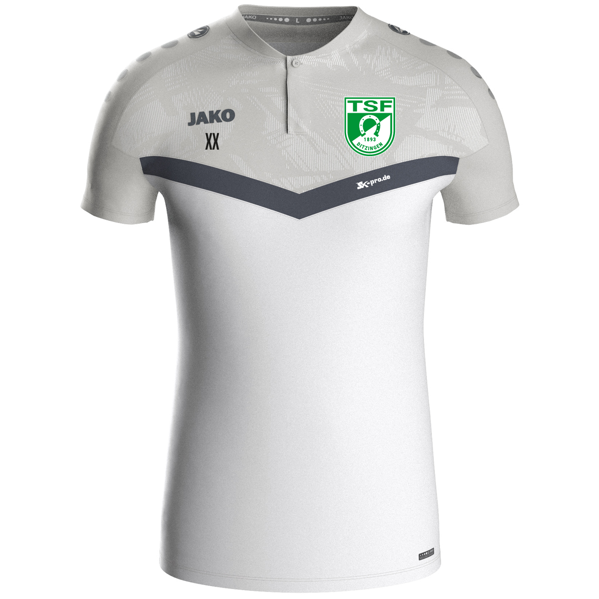JAKO Polo Iconic inkl.Wappen und Vereinsname (Initialen optional)