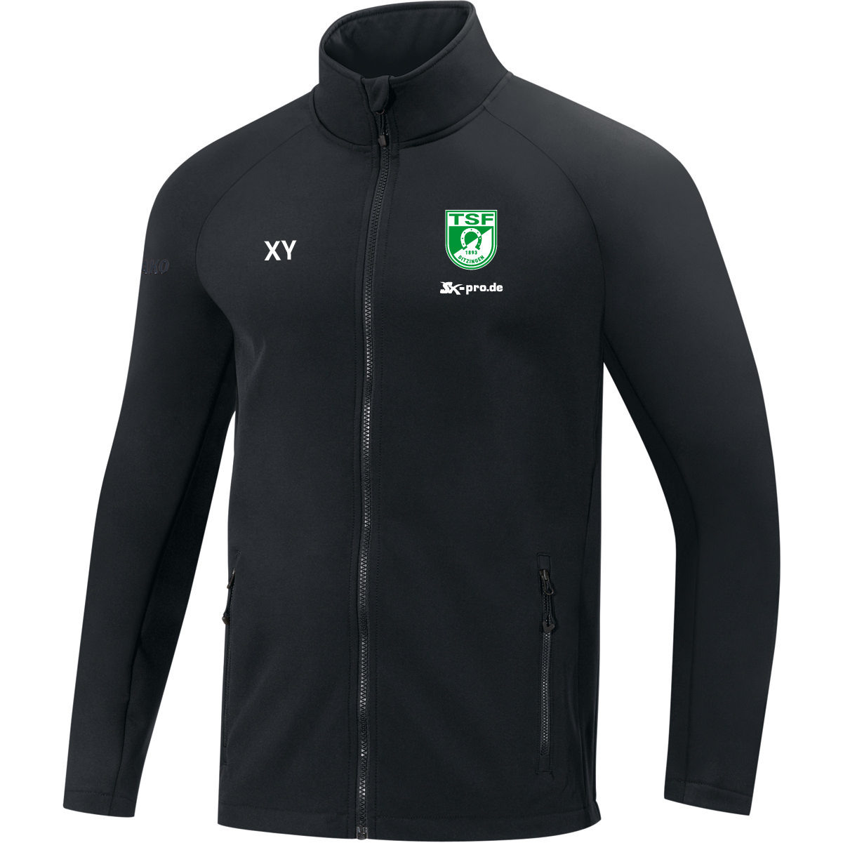 JAKO Softshelljacke Team inkl.Wappen (Initialen optional)
