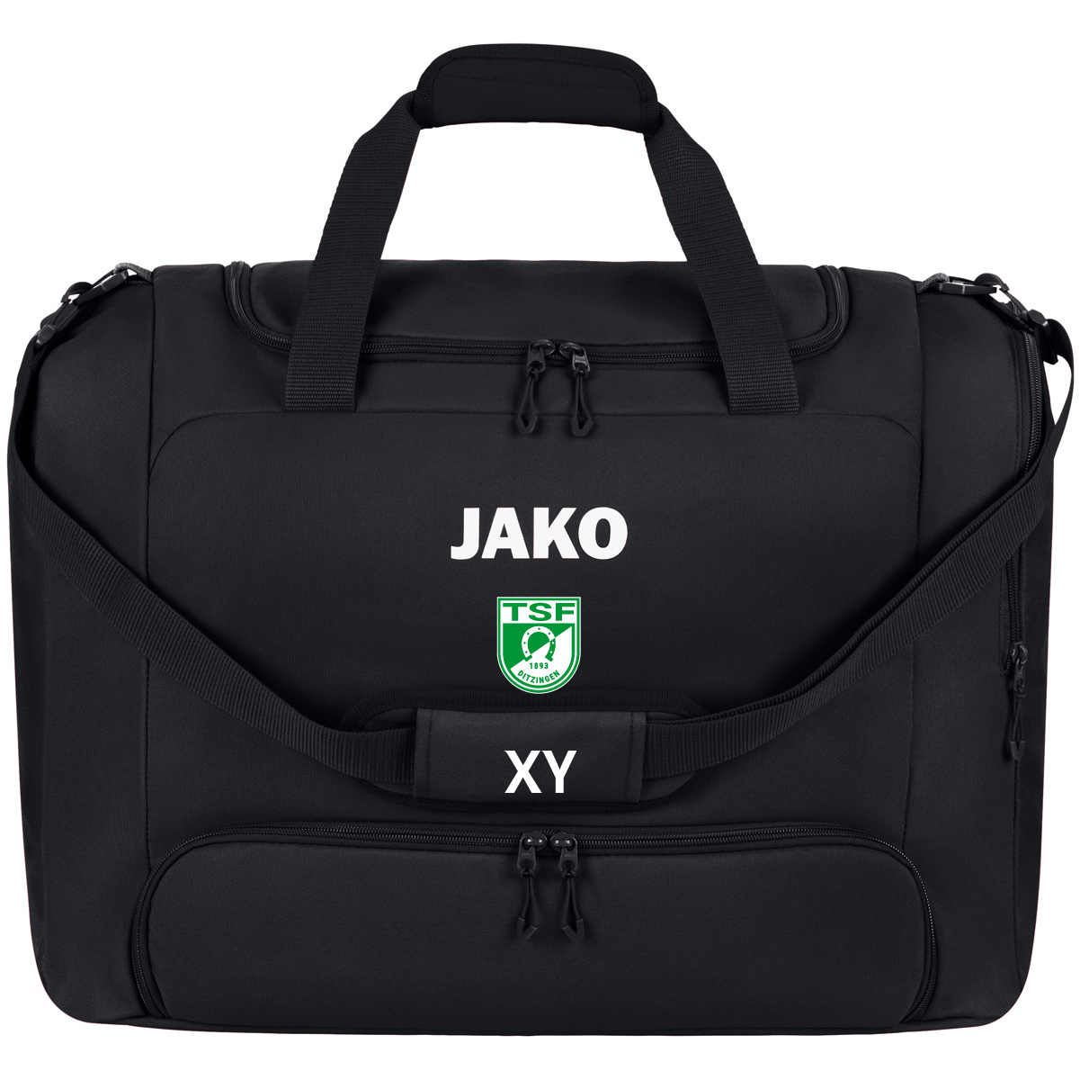 JAKO Sporttasche One mit Bodenfach inkl.Wappen (Initailen optional)