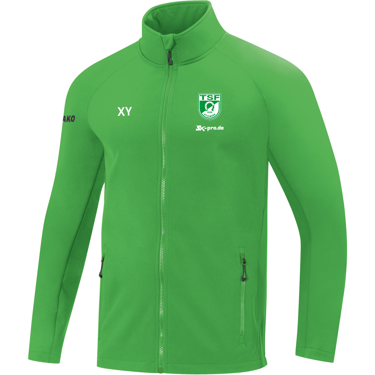 JAKO Softshelljacke Team inkl.Wappen (Initialen optional)