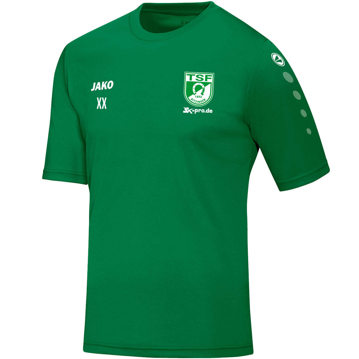 JAKO Trikot Team KA inkl.Wappen und Vereinsname (Initialen optional)