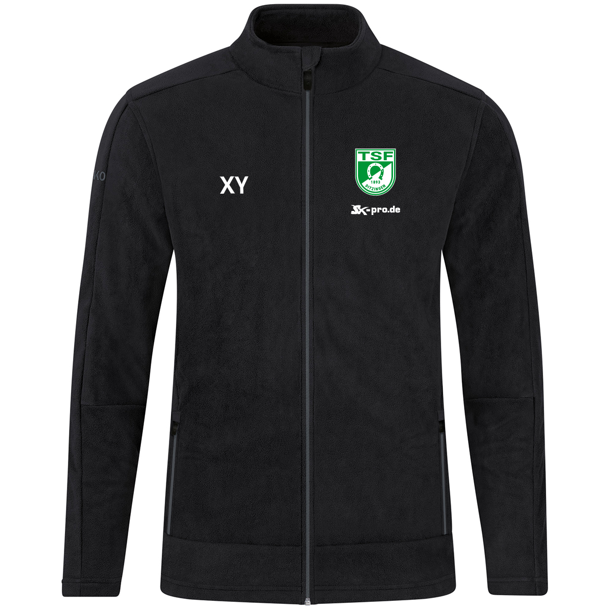 JAKO Fleecejacke inkl.Wappen (Initialen optional)