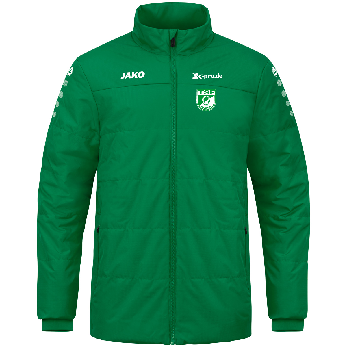 JAKO Coachjacke Team inkl.Wappen und Vereinsname (Initialen optional)
