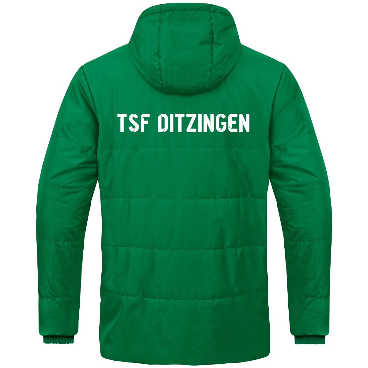 JAKO Coachjacke One mit Kapuze inkl.Wappen und Vereinsname (Initialen optional)
