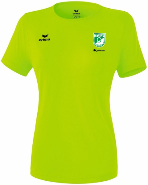 erima Damen Funktions Teamsport T-Shirt inkl. Wappen und Vereinsname (Initialen optional)